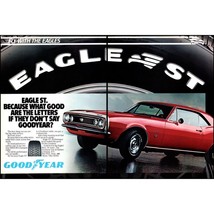 1984 Goodyear Eagle ST Tires Chevy Camaro SS 2 Page Vintage Print Ad Wall Art - $10.97