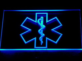 EMS Paramedic Medical Services Illuminated Led Neon Sign Decor,Lights Décor Art  - £21.10 GBP+
