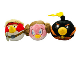 Star Wars Angry Birds Princess Leia Luke Skywalker Black Saturn Bomb No Sound - £13.00 GBP