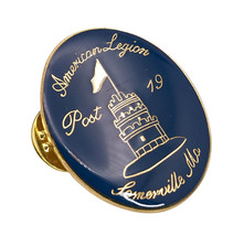 Vintage American Legion Post 19 Somerville MA Metal Enamel Lapel Pin Pin... - £7.78 GBP