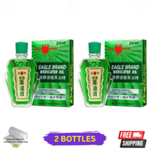 2 X Eagle Brand Medicated Oil 24ml External For Pain Relief - Free Shipping - $542.53 MXN