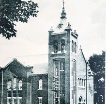C1915 St Patricks Church Downtown Sherbrooke Quebec Photogravure Canada ... - $19.99