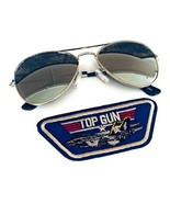TOP GUN PILOT AVIATORS SUNGLASSES and PATCH - $183.57 MXN