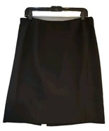 LINDA ALLARD ELLEN TRACY Women&#39;s Size 12 Black Pencil Skirt Acetate Blend  - $27.34 CAD
