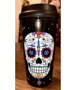 SUGAR Skull TUMBLER  Kitchen decorating 7&quot; TALL plastic NEW - $209.10 MXN