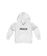 Youth Heavy Blend Hooded Sweatshirt &quot;Peace&quot; 2 swift - $567.45 MXN+