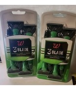  2 4packs 3 Blade Men&#39;s Disposable Shaving Razor by Walgreens - $360.50 MXN