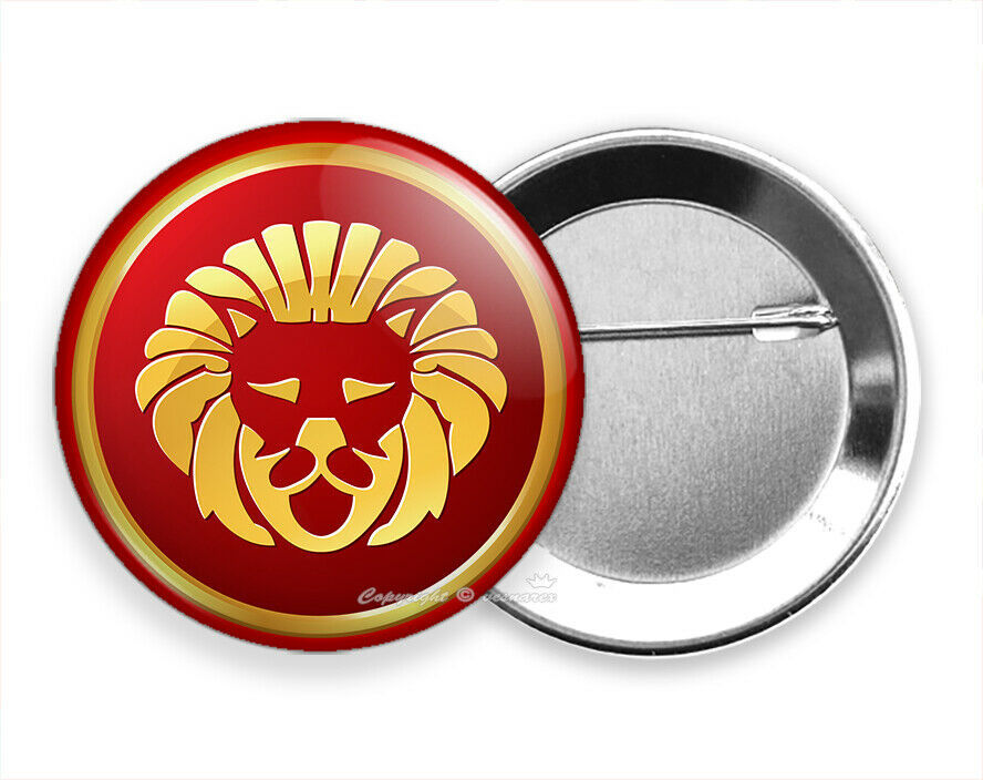 LEO ZODIAC HOROSCOPE ASTROLOGY SIGN SYMBOL NEW HD PIN PINBACK BUTTON GIFT IDEA