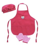 Doll Outfit Cupcake Baking Apron Hat Mitts by Sophia&#39;s fits American Gir... - $16.97