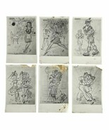 WWII US Military Postcard Germany RPPC of Drawing 1945 Artist Signed Lot... - €20,20 EUR