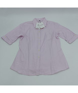 LOJIOWOA Shirts Men&#39;s Casual Lightweight Button Short Sleeve Shirts, Pin... - $32.90 CAD
