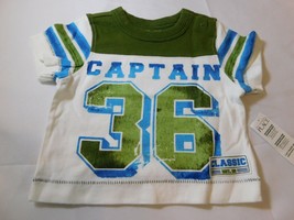 The Children&#39;s Place Baby Boy&#39;s Short Sleeve T Shirt Captain 36 Size 0-3... - £10.16 GBP