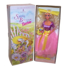 1995 SPRING BLOSSOM Easter Barbie Doll Avon 1st in Series Special Edition Blonde - £12.73 GBP