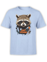 FANTUCCI Unisex T-Shirts | Eat Trash T-Shirt | 100% Cotton - £17.29 GBP+