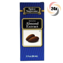 24x Packs Spice Supreme Imitation Almond Flavor Extract | 2oz | Fast Shi... - £46.33 GBP