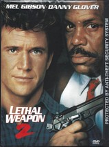Lethal Weapon 2 Mel Gibson, Danny Glover DVD - $8.00