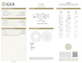 0.82 Carat Loose L/ VS2 Round Brilliant Cut Diamond GIA Certified - $2,708.81 CAD