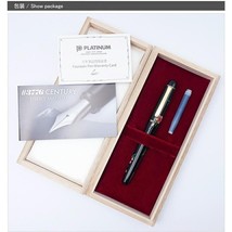 Platinum Fountain Pen 3776 Kagahira Makie Sansui 14K Gold Nib PNB-30000B-84-M - $265.32