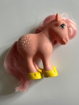 1982 My Little Pony Cotton Candy G1 Pink Vintage Hasbro MLP w/ Yellow Shoes - €21,81 EUR