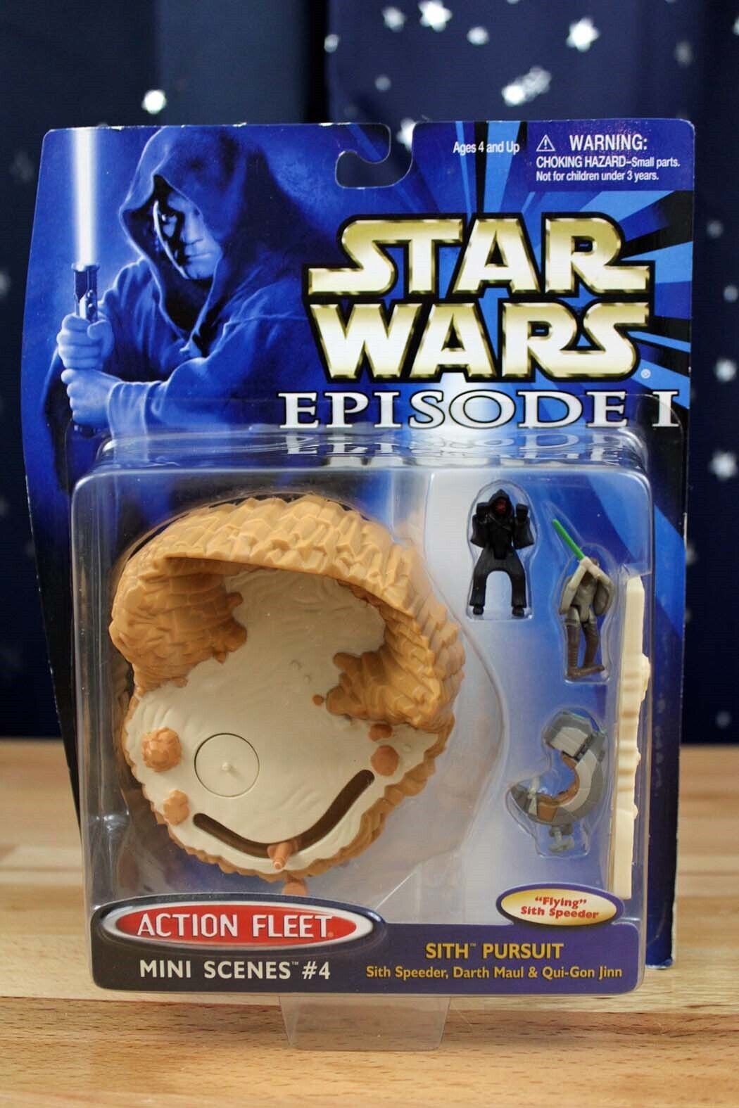 1998 Galoob STAR WARS Episode I Action Fleet Sith Pursuit Scenes #4 New ... - $11.90
