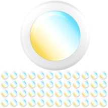 Sunco 48 Pack 5/6 Inch LED Disk Lights Flush Mount Disc Recessed Ceiling... - $368.71