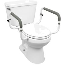 Bathroom Safety Frame for Elderly - Adjustable Toilet Rails Support Up t... - $80.14
