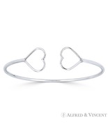 Double Heart Love Charm Open-Cuff Fashion Bangle Bracelet in 925 Sterlin... - €24,12 EUR Double Heart Love Charm Open-Cuff Fashion Bangle Bracelet in 925 Sterlin... - €24,12 EUR
