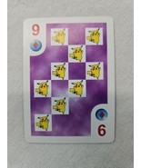 Vintage 1999 Bicycle Pokemon Playing Card 9 of Diamonds BUY 2 GET 2 FREE - $4.04 CAD