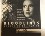 Bloodlines Murder In The Family Tv Guide Print Ad Mimi Rogers Elliot Gou... - £4.74 GBP
