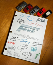 Fast Five Script Signed- Autograph Reprints- 136 Pages- Fast and Furious 5 - £20.03 GBP