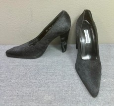 Beautiful EMPORIO ARMANI Black Pony Hair Heel Pumps Shoes Size 38.5 IT /... - £77.86 GBP