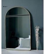 Gold brass mirror &quot;Arche&quot;, Brass Arch Mirror, Handmade Mirror, Moroccan ... - $54.70 CAD+
