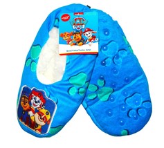 Paw Patrol Chase Rubble &amp;Marshall Fuzzy Babba Slippers Size S/M (Shoe Size 8-13) - £8.82 GBP