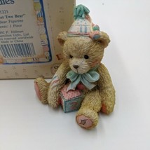 Enesco Cherished Teddies TWO SWEET TWO BEAR Age 2 Birthday Figurine #911321 - £14.23 GBP