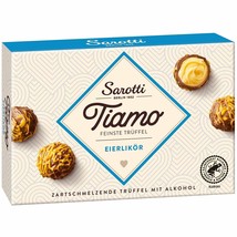 Sarotti Tiamo Chocolate Truffles: Eierlikor Eggnog 125g/100g Free Ship - £9.48 GBP