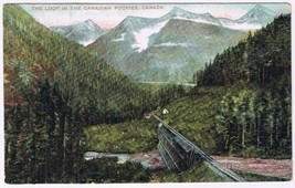 Postcard The Loop In The Canadian Rockies - $4.94