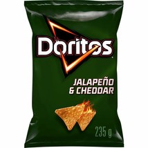 4 x Bags Doritos Jalapeño & Cheddar Tortilla Chips 235g, Canada, Free Shipping! - $36.77