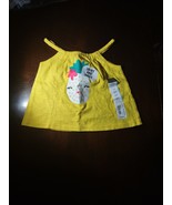 6 Months Girls &quot;Short And Sweet&quot; Yellow Tank Top - $9.90