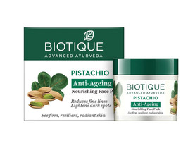 Biotique Bio Pistachio Youthful Nourishing &amp; Revitalizing Face Pack, 50gm - £14.69 GBP