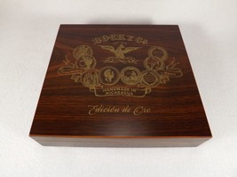 Scarce Vintage Bock Y Ca Gold Eagle Design High Quality Wood Wooden Cigar Box - £9.91 GBP