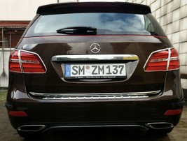 Mercedes B Klasa W242 W246 - Chrome Trunk Trim - Tailgate Accent - Premium Car R - £19.88 GBP