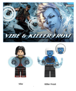 Vibe and Killer Frost Flash 2pc set comic superheroes minifigures  - $300.14 MXN