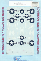 1/72 SuperScale Decals F4U-1C FG-1D F4U-1D Corsair Vf-83 VF-85 VMF-122 72-741 - $17.82