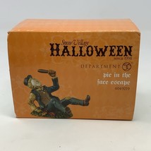 Department 56 Pie In The Face Escape Halloween Snow Village with Box #4049219 - $13.89