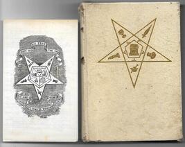 Vintage 1952 Edition Order Of The Eastern Star Adoptive Rite Ritual Hard... - $11.26 CAD