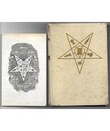 Vintage 1952 Edition Order Of The Eastern Star Adoptive Rite Ritual Hard... - $11.26 CAD