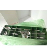 NEW Vtg ROSE SHADOW Community Stainless 6 pc Serving Hostess Set ORIGNAL... - $81.18 CAD