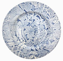 Vtg Scilla by Lillian Delvoryas for Burleigh 6&quot; Dessert Plate Blue Disco... - £13.22 GBP