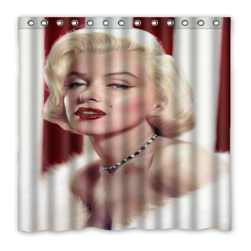 Marilyn Monroe Custom Waterproof Polyester Shower Curtain 4 Size Item image 4