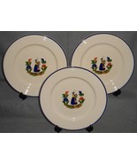 Set (3) Varages FRENCH PEASANT WOMAN Dinner Plates MADE IN FRANCE - $1,455.13 MXN